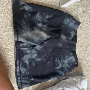 Alphalete Women's Athletic Shorts - Black Tie-Dye